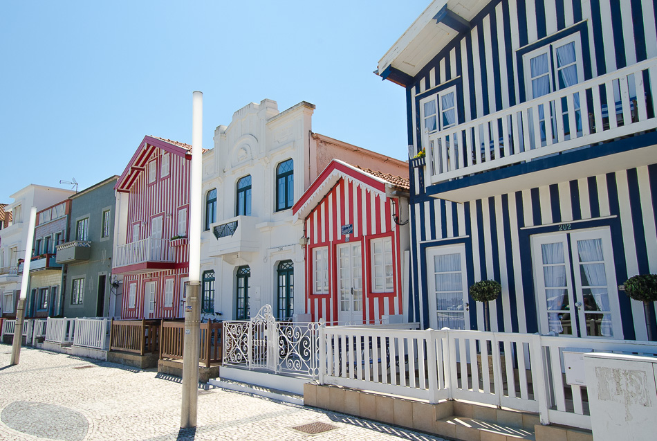 Striped houses of Costa Nova Aveiro