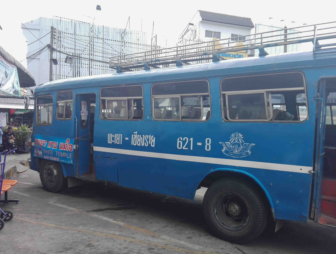 Public bus to White Temple