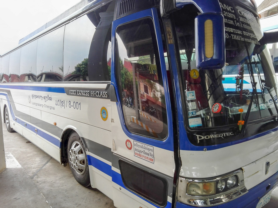 Bus from Laos to Thailand