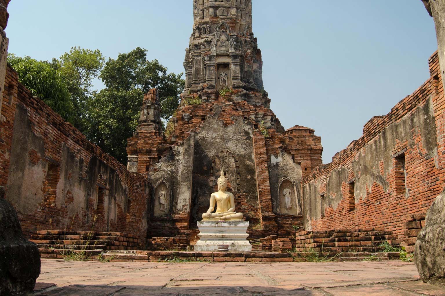 Golden Buddha in Ayutthaya